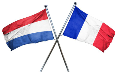Netherlands flag  combined with france flag
