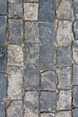 Old stone pavement texture. Russia, Moscow, Red Square