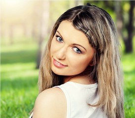 Naklejka premium Fashion Model.