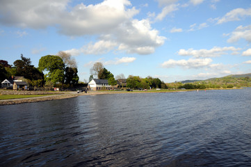 Obraz premium Lake Bala In Gwynedd North Wales