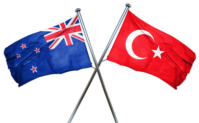 New zealand flag  combined with turkey flag
