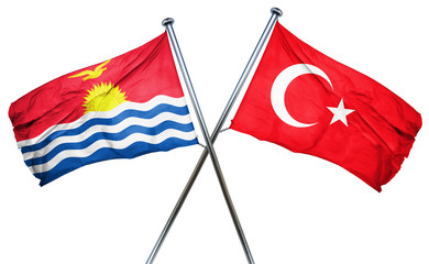 Kiribati flag  combined with turkey flag