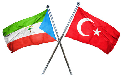 Equatorial guinea flag  combined with turkey flag