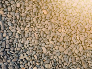 Abstract background of pebbles or round sea stones