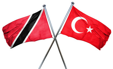 Trinidad and tobago flag  combined with turkey flag