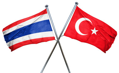 Thailand flag  combined with turkey flag