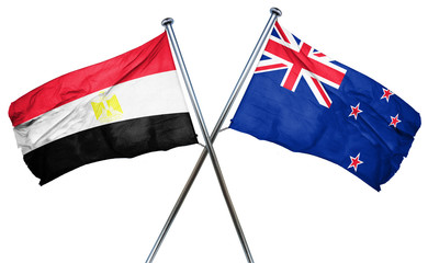 Egypt flag  combined with new zealand flag
