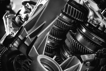 Transmission black and white