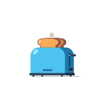 Toaster and bread