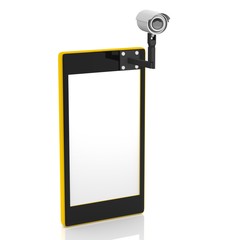 phone Security render 3D