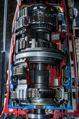 Transmission top view