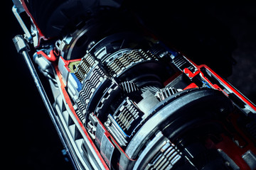 Transmission. Mechanism in the details