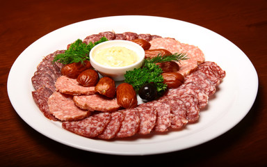 Sausage platter