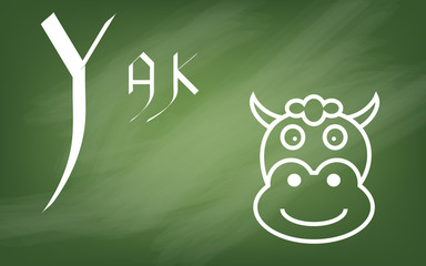 Illustration of alphabet