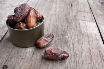 Dried date palm