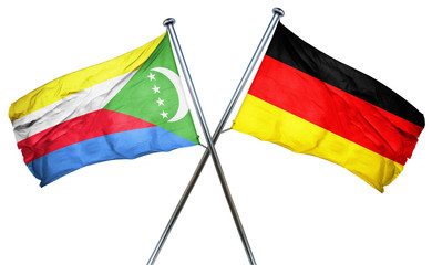 Comoros flag  combined with germany flag