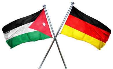 Jordan flag  combined with germany flag