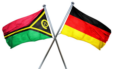 Vanatu flag  combined with germany flag