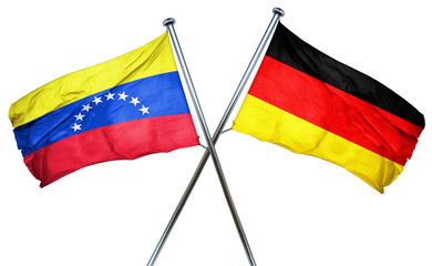 Venezuela flag  combined with germany flag