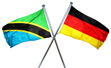 Tanzanian flag combined with germany flag