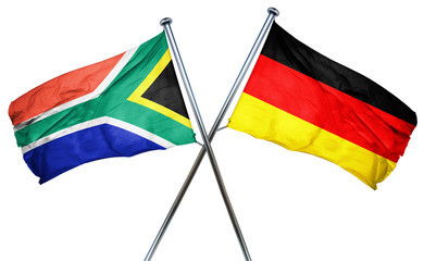 South africa flag combined with germany flag