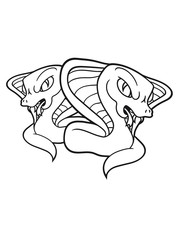 2 friends team party duo crew cobra cool evil dangerous rattlesnake bite poisonous comic cartoon