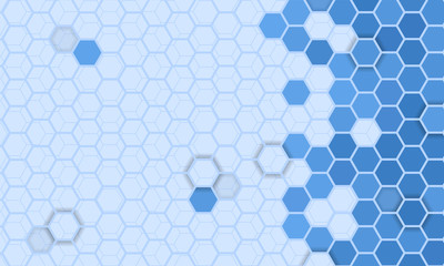 Abstract hexagons pattern background  for mobile UI. - obrazy, fototapety, plakaty