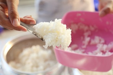 alms-giving for a monk, make merit for buddhism