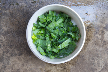 kale vegetable (Chinese Broccoli)