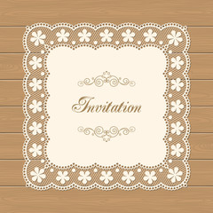 Retro lace background