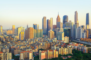 Obraz premium Guangzhou city skyline