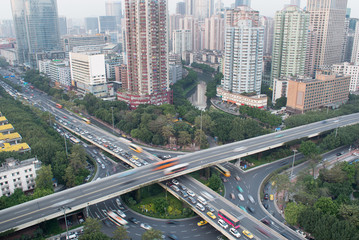 Fototapeta na wymiar city traffic infrastructures