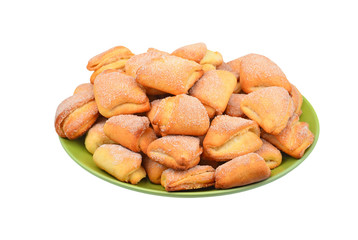 Homemade cookie on plate