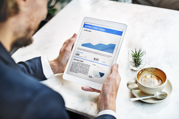 Businessman Working Thinking Business Plan Concept