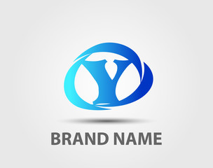 Vector Y logo icons
