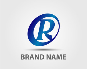 Letter R logo Icons Vector Graphic Design
