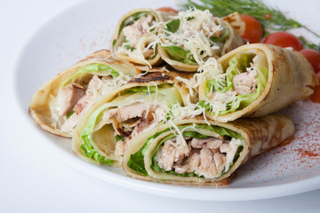 Chicken spring rolls