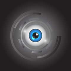 Abstract eye icon