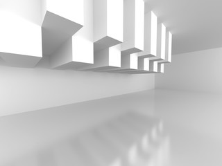 Abstract Architecture Modern Empty Room Interior Background