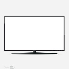 TV flat screen, vector