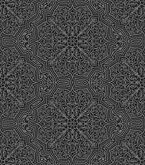 Vintage Islamic Black Pattern, Creative Background
