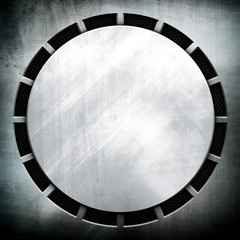 Fototapeta premium abstract metal with round design background