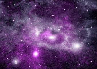 galaxy in a free space