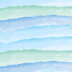 Abstract watercolor background.  light blue and green color.