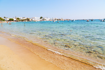 greece island   boat harbor and pier