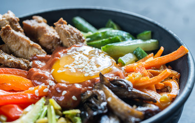 Bowl of bibimbap