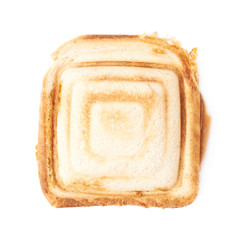 Hot sandwich over white isolated background