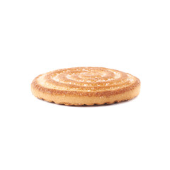 Single of cookies isolated over the white background