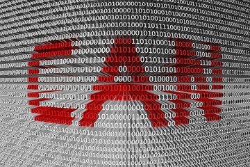 CAN in the binary code 3D illustration © profit_image