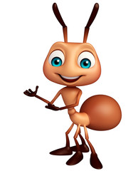 cute Ant funny cartoon character
